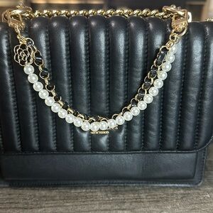 Camilla Bag Charm Chain Faux Pearl & Vegan Leather